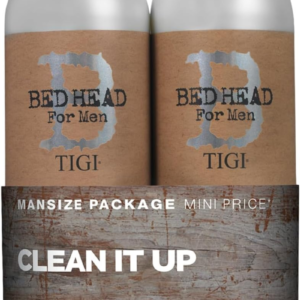 kit shampoo y acondicionador masculino bed head 2x750ml
