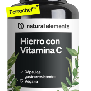 ferrochel hierro con vitamina c 180 cápsulas